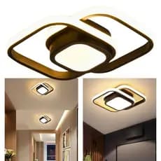 Luminaria Teto Moderna Plafon Led 3/1 Lustre Para Quarto, Sala, Escritorio, Corredor, Cozinha.