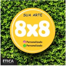 Adesivos Personalizados 8x8 cm