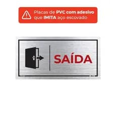 Placa de Sinalização 20x5 cm Nome Personalizado em Acrílico Placas Placa de Comércio Aviso Saída Cuidado Não Entre