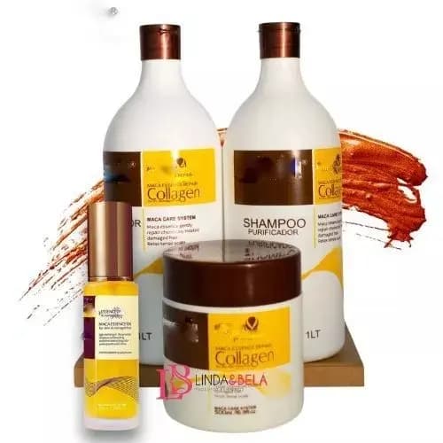 Promoção Kit Shampoo Condicionador Purificador 1L Máscara Hidratação 500g Óleo Reparador 60ml