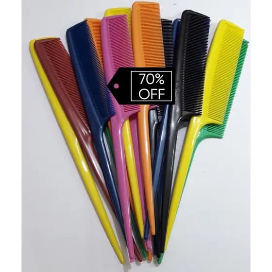 Kit Pente de Cabelo Cabo e dente fino