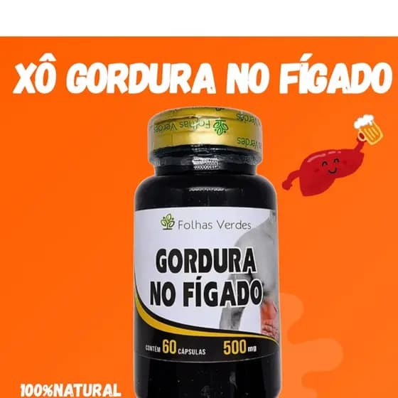 Fígado 60 cápsulas - 500mg Folhas verdes