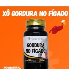 Fígado 60 cápsulas - 500mg Folhas verdes