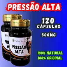 Pressão alta - folhas verdes 120 cápsulas 500mg
