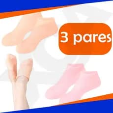 Meias De Silicone Cuidado Dos Pés Gel Hidratante Anti-Rachaduras Removedor De Pele Morta Calcanhar