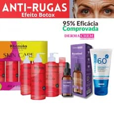 Kit Skincare Anti Rugas Rhenuks+Sérum Bioretinol Firmador+Protetor Solar Facial FPS60 S/Cor Dermachem