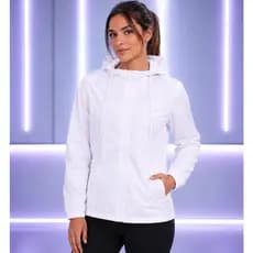 Jaqueta Corta Vento Feminina Esportiva Casaco de Frio Toda Forrada Resistente à água