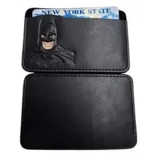 Carteira Batman em Couro | Porta-Cartão Geek Super-Herói
