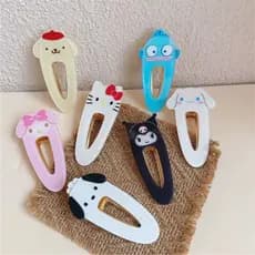 Presilha Infantil Personagens Kawaii Sanrio - Hello Kitty - Cabelo Fofo - Venda Unitária