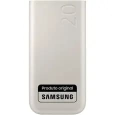 Carregador Portatil Samsung 3x USB-C 20000mAh Super Rapida 45W - Bege