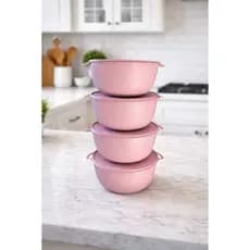 Conjunto Potes Extra Grande 5,800ml Saladeira Churrasco Organizador Alimentos