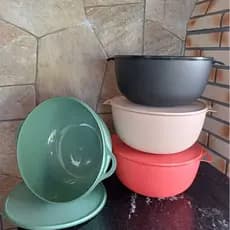 Potes Bowls Extra Grande 5,800ml  Tampa Hermética Organizador Alimentos