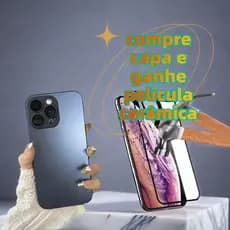 Capa Magnética Vidro Fosco Antichoque para iPhone 11 12 13 Pro Max – Película Cerâmica Grátis