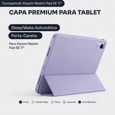 Capa Para Tablet Xiaomi Redmi Se 11“ Polegada protetora inteligente de silicone magnética com compartimento para caneta