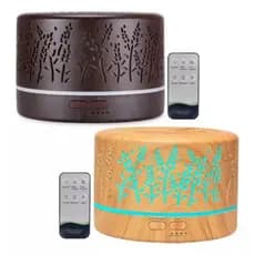 Umidificador Aromatizador De Ar 700ml Ultrassônico 7 Leds Difusor Aromas Óleos Essenciais Controle