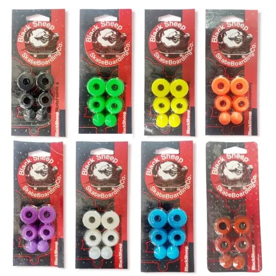 Amortecedor Para Trucks De Skate Black Sheep dureza 83 a Cores , melhor opção para seu skate