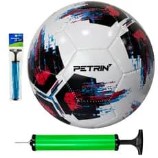 Bola De Futebol Campo N 5 + Bomba de Encher Com o Bico