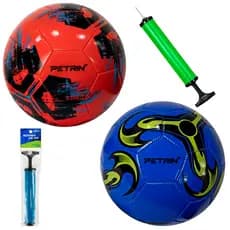kit 2 bolas futebol n 5 + bomba com bico presente