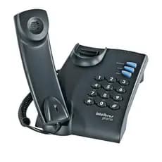 Telefone Fixo Intelbras Pleno Sem Chave de Bloqueio Grafite