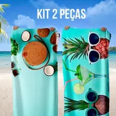 Kit 2 Toalha de Praia e Banho - PROMOÇÃO - Direto da Fábrica!