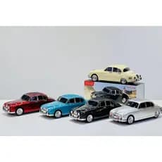 Alto-Falante Bluetooth Retro em Formato de Carro Jaguar Mark WS-596 com RGB e Som Baixo