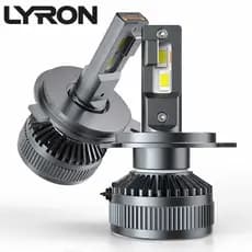 Par De Lâmpadas Farol De Carro L19 LED H1 H3 H4 H7 H8 H9 H11 9005 9006 9012 H27 6500K 200W
