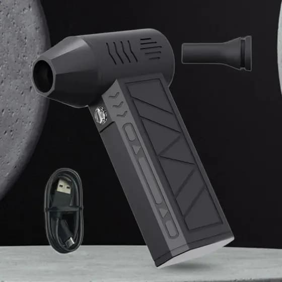 Mini Soprador de Ar Elétrico 52m/s com 3 Níveis Limpeza Refrigeração