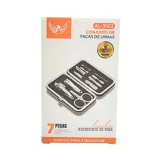 Conjunto 7 em 1 Cortadores de Unha – Kit Manicure Portátil- Cuidados Pessoais e Manicure