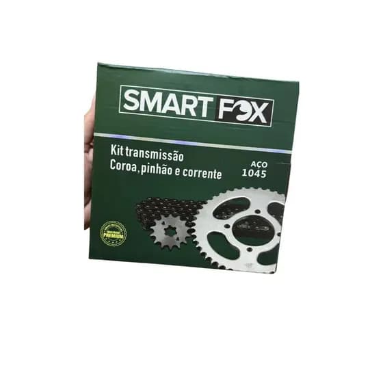 KIT RELAÇÃO TRANSMISSÃO FAZER 150 2014-26 / FACTOR 150 2016-26 - SMART FOX