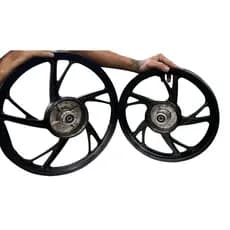 KIT PAR DE RODAS PÉ DE GALINHA BIZ 100/110i/125 SMARTFOX