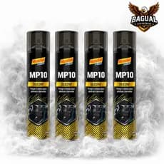 SILICONE COM ATÉ 4 SPRAYS MP10 Tutti Frutti 300ml – Revitalizador, Automotivo, Proteção, Brilho Mundial Prime*