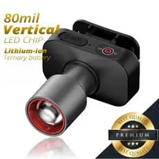 Lanterna de Cabeça Brilhante Zoom 3 Modo de iluminação, Recarregavel, para ar Livre, Acampamento 8168