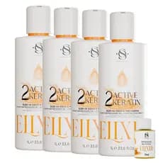 4 ESCOVA PROGRESSIVA LISO ESPELHADO ELIXIR + BRINDE - S&O PROFESSIONAL