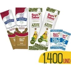 Sache De Azeite Bom Sabor Vinagre Castelo Sal Lebre 1400 Un