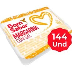 Margarina Bom Sabor 10g Blister Sachê 144un - Ótima