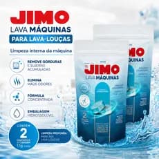 Jimo Lava Máquinas de Lavar Louças Pastilhas 2 Unidades Limpeza Interna