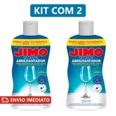 Kit C/2 Secante Abrilhantador para Lava Louças 250ml Jimo