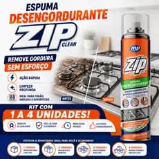 Espuma Desengordurante Zip Clean My Place 300ml Limpa Cozinha e Gordura