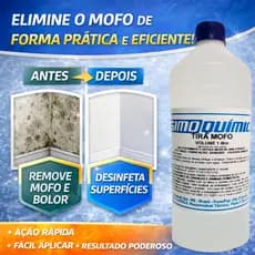 Limpa Tira Mofo Bolor Parede Piso 1L