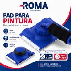 Pad de Recorte Pintura Roma Aplicador com Cabo ou sem Cabo