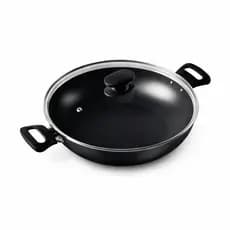 Frigideira Antiaderente Wok 24 cm AltaTampa De Vidro