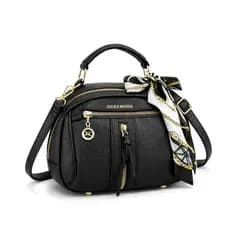 Bolsa Feminina Transversal Com Lenço Luxo Pequena A1049