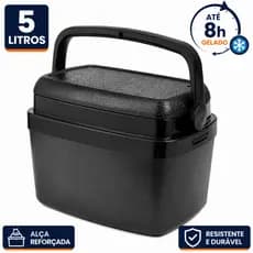 Caixa Térmica 5 Litros Soprano Cooler Térmico Com Alça Conserva Gelado Até 8h