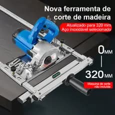 Guia Bancada Posicionador Multifuncional De Corte Para Serra Circular, Tupia, Tico Cortadora Trabalhar Madeira Cortadora