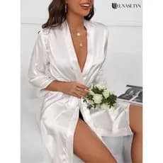 Robe Roupão de Cetim para Noivas, Madrinhas e Dia da Noiva – Um Toque de Sofisticação no Seu Dia