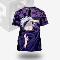 Camisa Camiseta Anime Jujutsu Kaisen Goju Sukuna Estampada Unisex Adulto Infantil