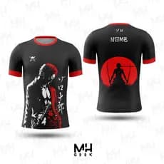 *PERSONALIZE* Camisa Camiseta Anime Zoro Preto One Piece Japão Personalizada Unisex Adulto Infantil