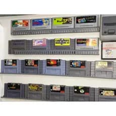 lote de cartuchos originais e paralelos para super Nintendo