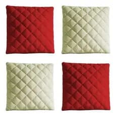 Capas De Almofadas Lisas Matelado Com Zíper 02 Pçs Microfibra 45 x 45
