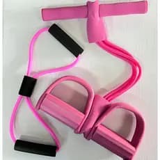 KIT Elástico Extensor Para Exercícios Em 8 + Aparelho Fitness Para Abdominal Ginastica